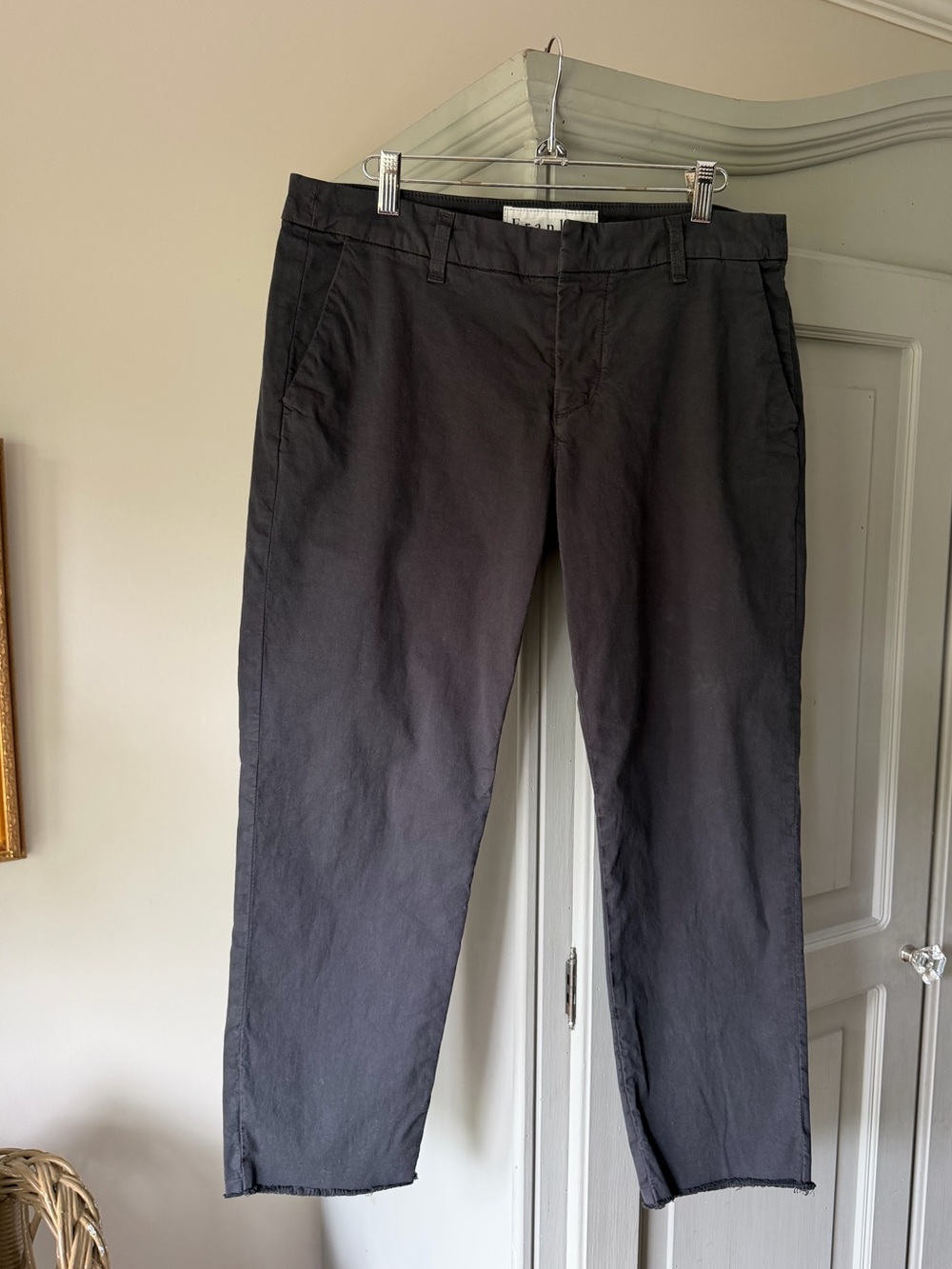 Frank and Eileen Wicklow The Italian Chino is washed black size 10 NWOT